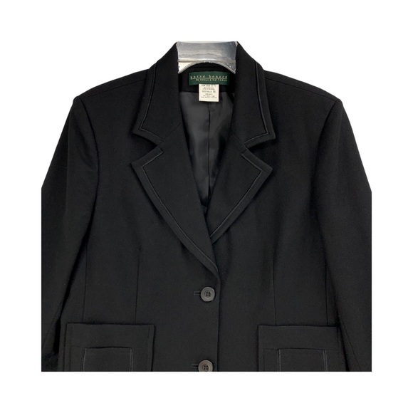 Harve Bernard Black Wool Blend Blazer - Picture 2 of 13